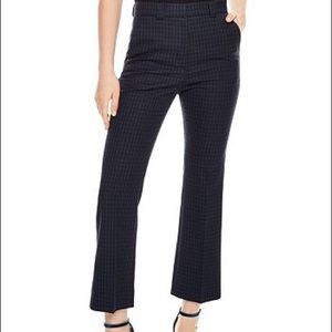 Sandro Longevite Cropped Plaid Pants